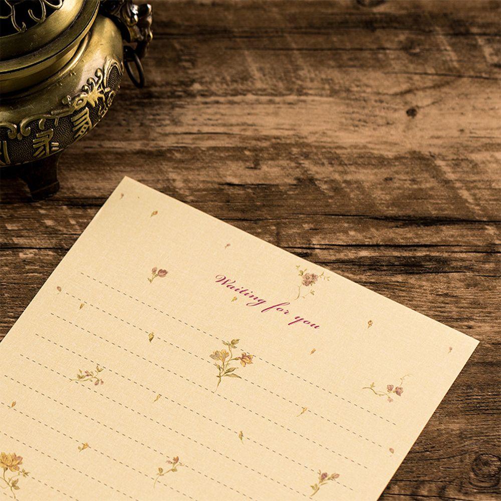 Lanfy Amplop 10pcs Kartu Ulang Tahun Letter Pad Fresh Undangan Liburan Valentine Day Letter Paper