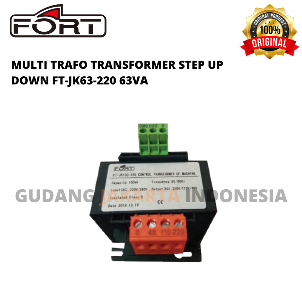 TRAFO STEP DOWN FORT TRANSFORMER FT-JK400-220 /  FT-JK400-36 /  FT-JK700-220 /  FT-JK500-220 /  FT-J