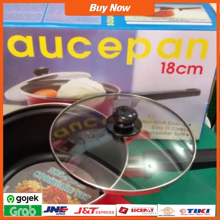 SAUCE PAN TEFLON MASLON 18cm MASPION panci teflon kecil masak mie Termurah anti lengket terbaru