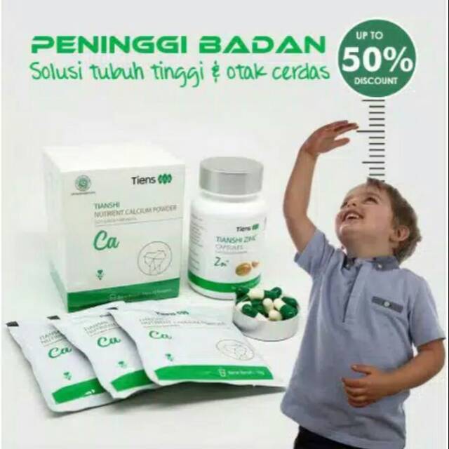 

Peninggi Badan Tiens Original Susu NHCP dan Zinc Kapsul 100%herbal alamj