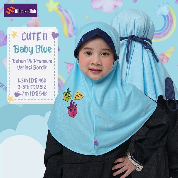 PROMO CUTE PAD 11 UNTUK ANAK ANAK UMUR 1-7 TAHUN BY NIBRAS FASHION MUSLIM ANAK PEREMPUAN AESTETIK MU