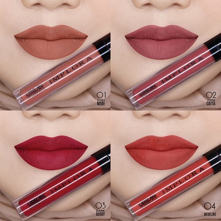 IMPLORA Urban Lip Cream Matte Original BPOM WARNA LENGKAP