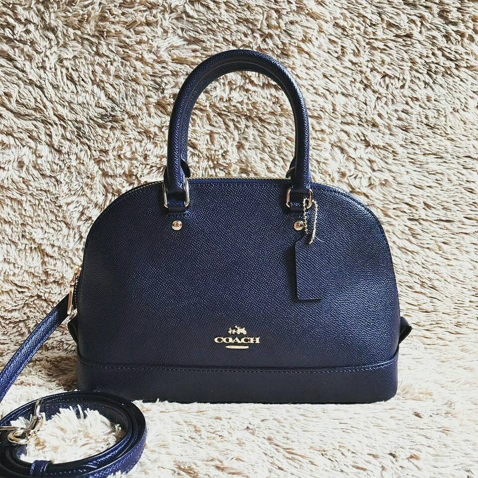 Coach Mini Sierra Midnight Leather. Tas COach Original