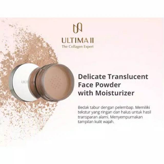 ULTIMA II (24GR) Delicate Translucent Face Powder With Moisturizer