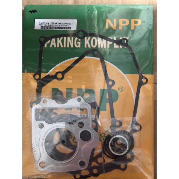 paking komplit fullset karisma/supra X 125 NPP