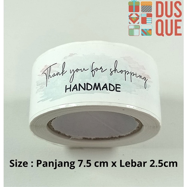 

10PCS STIKER LABEL THANK YOU HANDMADE TIE DYE / STICKER LABEL THANK YOU / HANDMADE TIE DYE