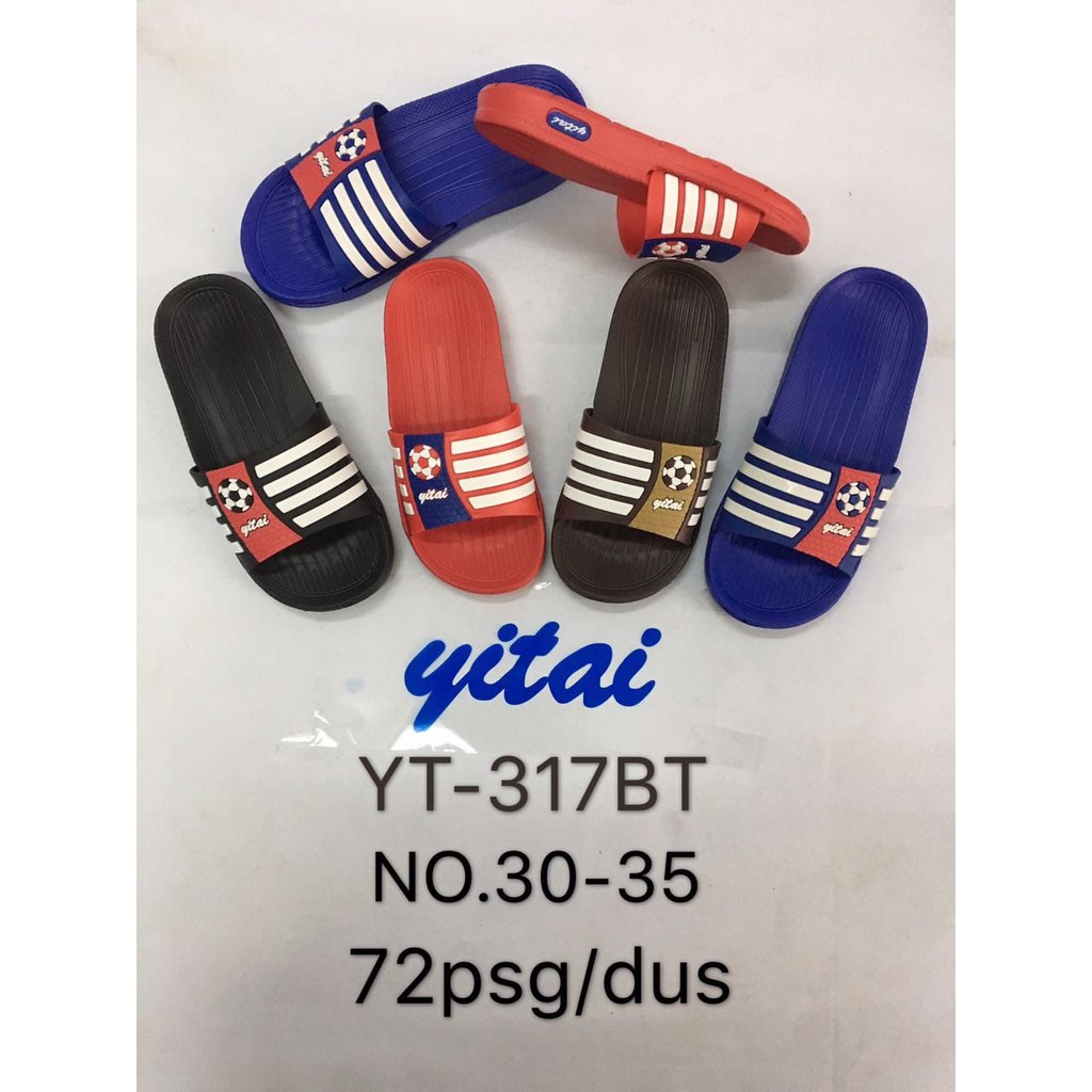 SENDAl anak laki  laki  SELOP BENDERA sandal  model  