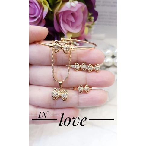 Xuping set gelang cincin Wanita H111