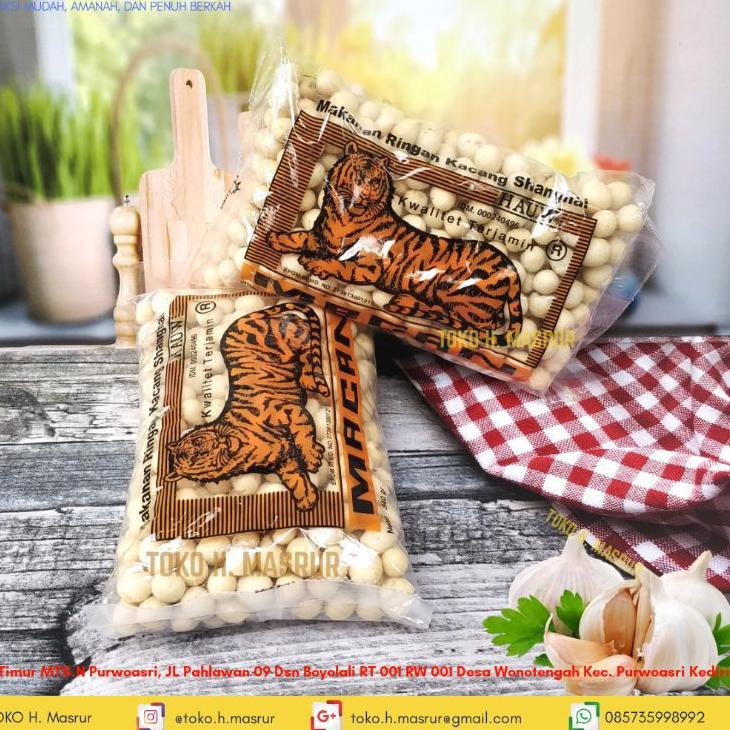 

<R-ALY) <☀) Kacang Atom Sanghai Cap Macan 340gr <★★★★★)