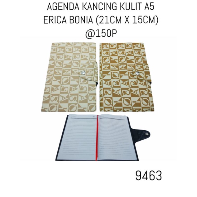 

BUKU AGENDA KERJA KANCING KULIT A5 ERICA BONIA