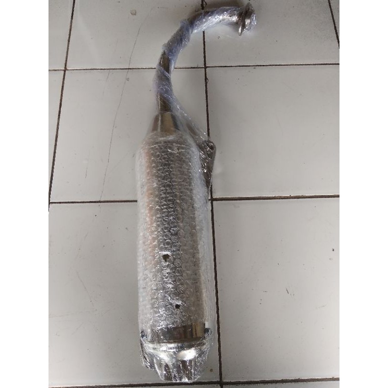 kenalpot racing pul chrome mio sporty