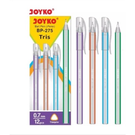 

Pulpen/ Pena Joyko BP-275 Tris (per 12 Pcs)