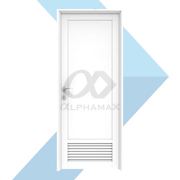 ALPHAMAX Max 1 Pintu Aluminium Jaluzi Untuk Kamar Mandi 80x200cm - Coklat, Buka Kanan