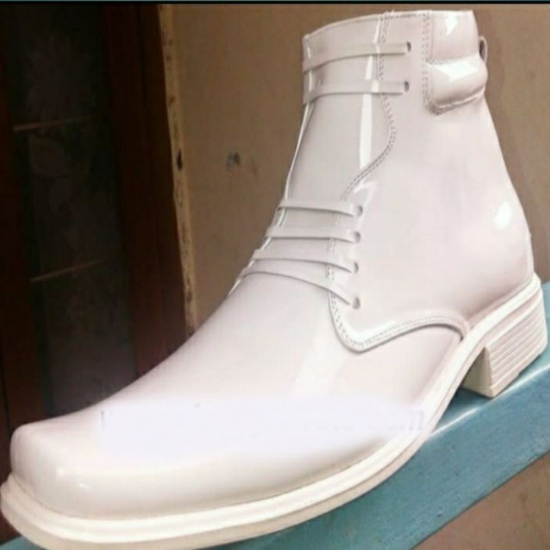 Sepatu Pdh Putih Kulit Ciarmy C02P Sepatu Kades Sepatu Lurah Sepatu Camat