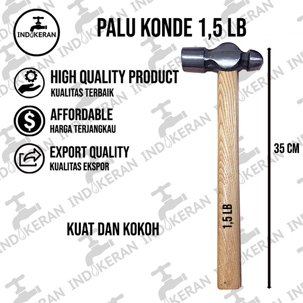 INDOKERAN - Palu Konde - 1,5 LB - High Quality