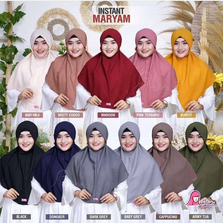 Instant Maryam / instant maryam miulan / bergo maryam / maryam miulan / instant maryam