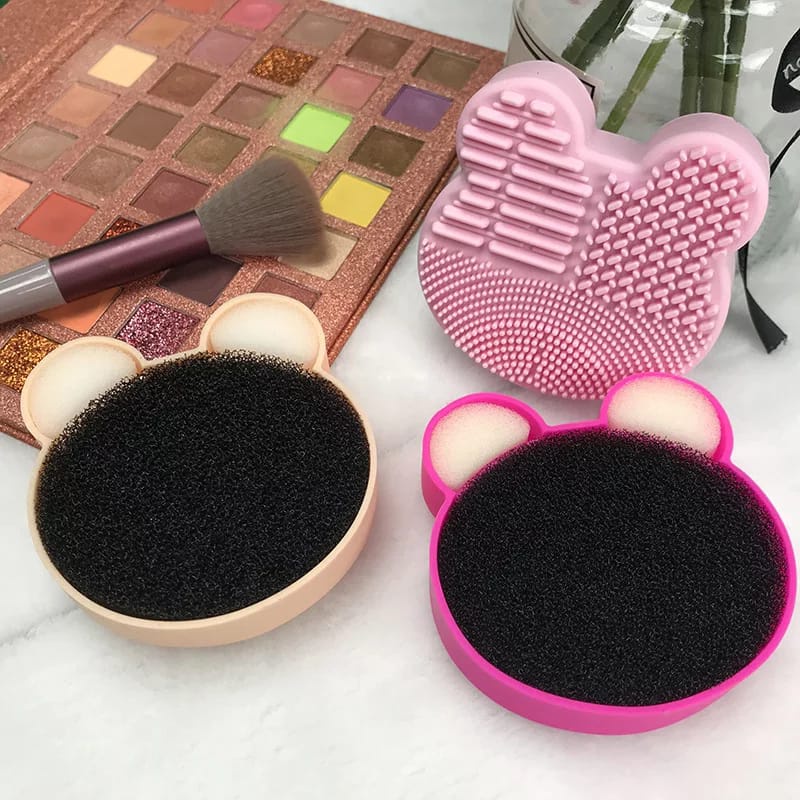 Makeup Brush Brush Egg Pad / Pembersih Kuas Makeup / Brush Cleaner