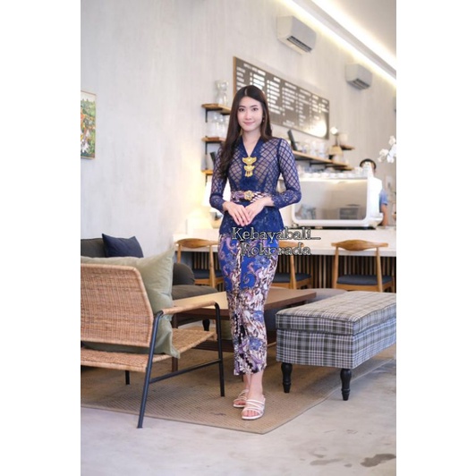 KEBAYA BALI SET KEBAYA KUTUBARU MODERN KEBAYA LIPAT ROK WIRU / ROK KIPAS