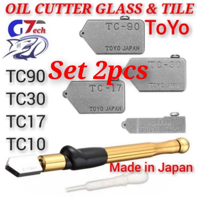 TOYO Pisau Potong Kaca/Alat Potong Kaca /TOYO Cutter Glass ORIGINAL