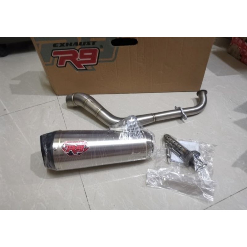 R9 Knalpot Alpha Series Aerox 155