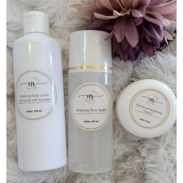 [BISA COD] PAKET Whitening Body Dermovate