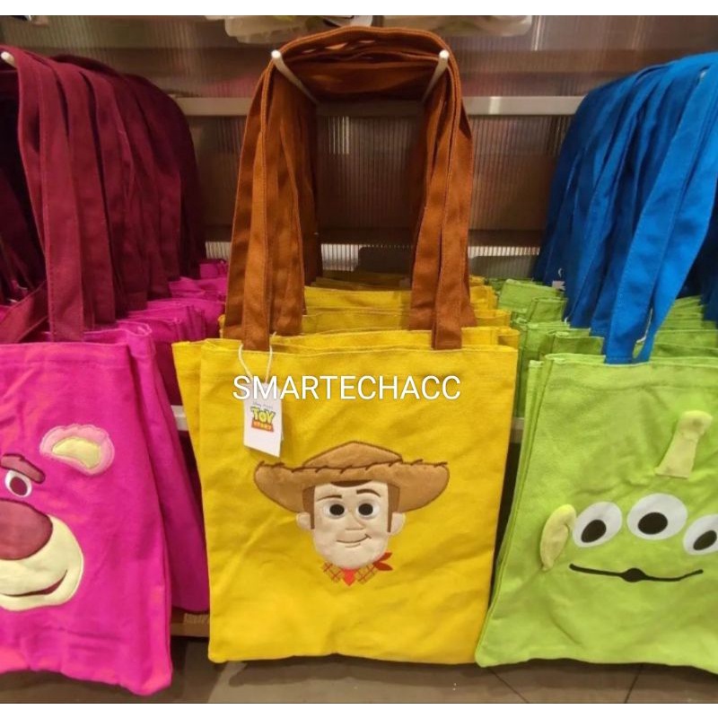 Miniso X Toy Story Tote Bag Shoulder Bag Shopping Bag Edisi Terbatas