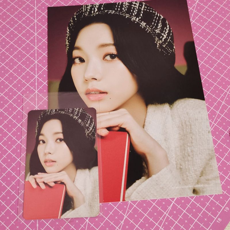 Photocard concept sg22 karina + postcard aespa