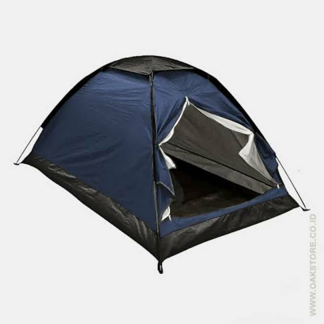 【Bisa COD】 Tenda Dome Terpal 2 x 1.5 meter Single Layer 2P ^ 2/3 Orang ^ Kemah Camping Outdoor Indoor 3P