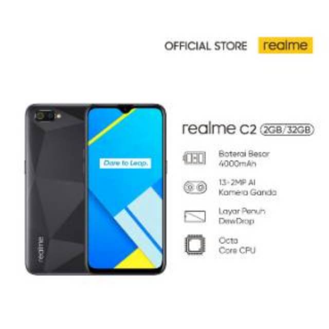 REALME C2 2/32GB 3/32GB GARANSI RESMI ORIGINAL