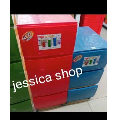 LEMARI PLASTIK SERBAGUNA / LACI KONTAINER EXPANZO LION STAR SUSUN 4