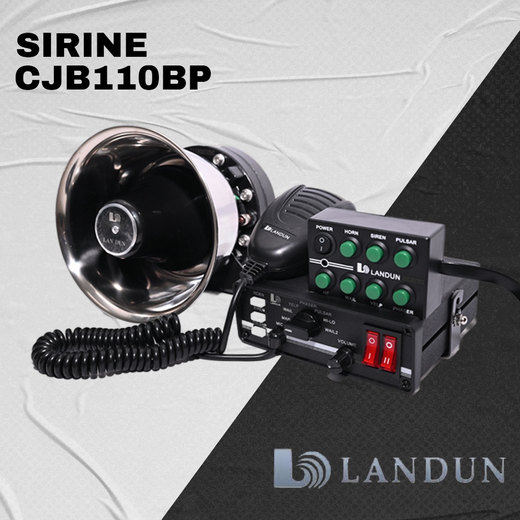 LANDUN CJB110BP Sirine Polisi 110W
