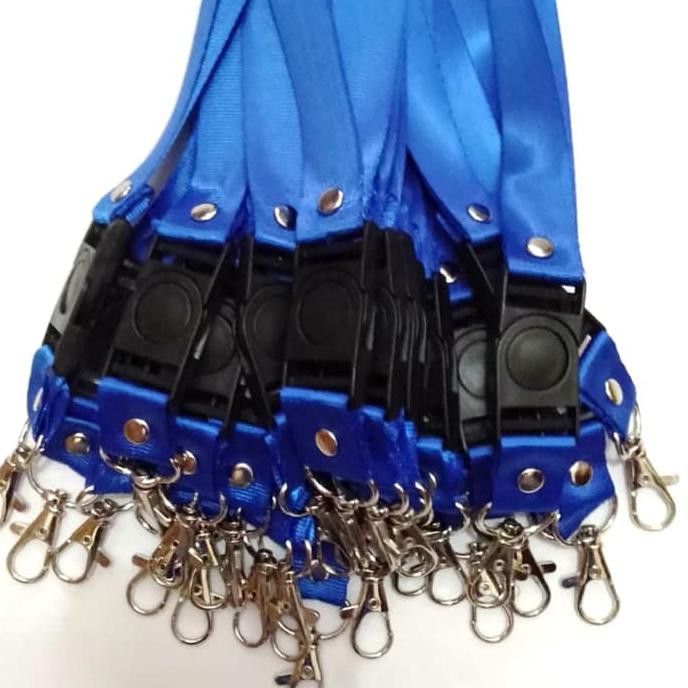 

Diskon Tali lanyard / tali id card 2cm stopper - biru benhur Diskon