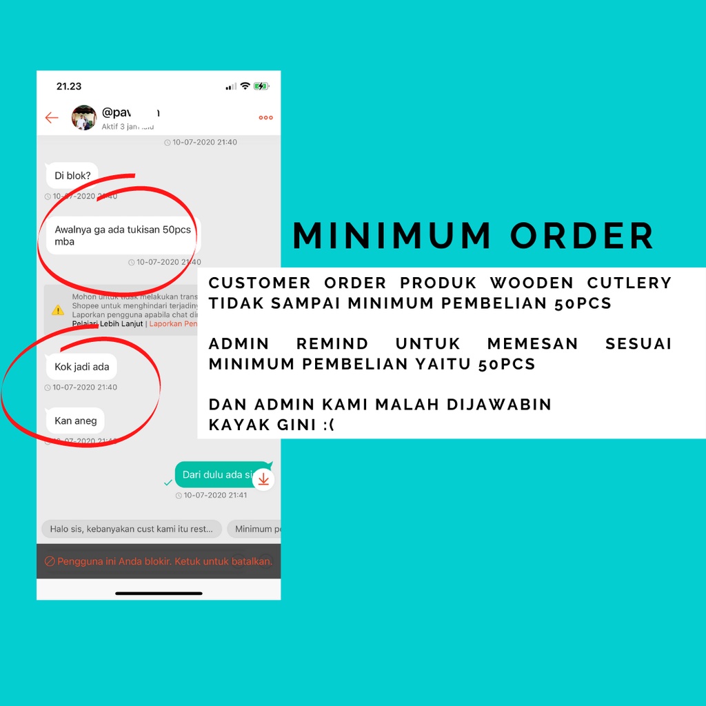 DEAR CUSTOMER, PLEASE RESPECT SELLER JUGA YA