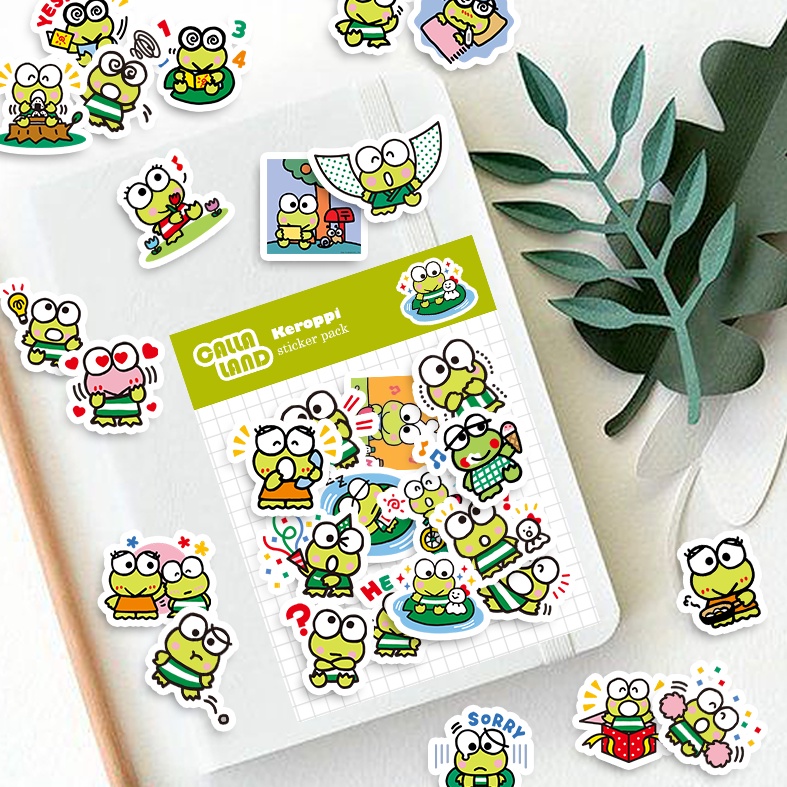 

Calla Land 13Pcs Sticker Pack Bentuk [KEROPPI] Aesthetic for Bullet Journal Decoration Planer Diary Scrapbook DIY Gift