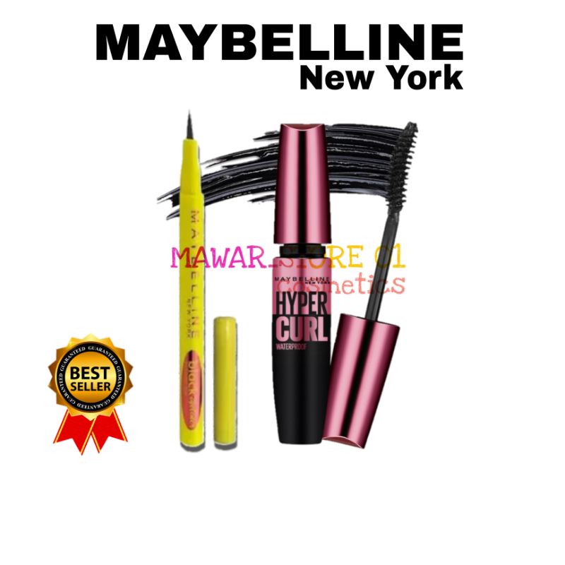 Eyeliner Water Proof Maskara Expres Water Proof Maybelline 2 IN 1