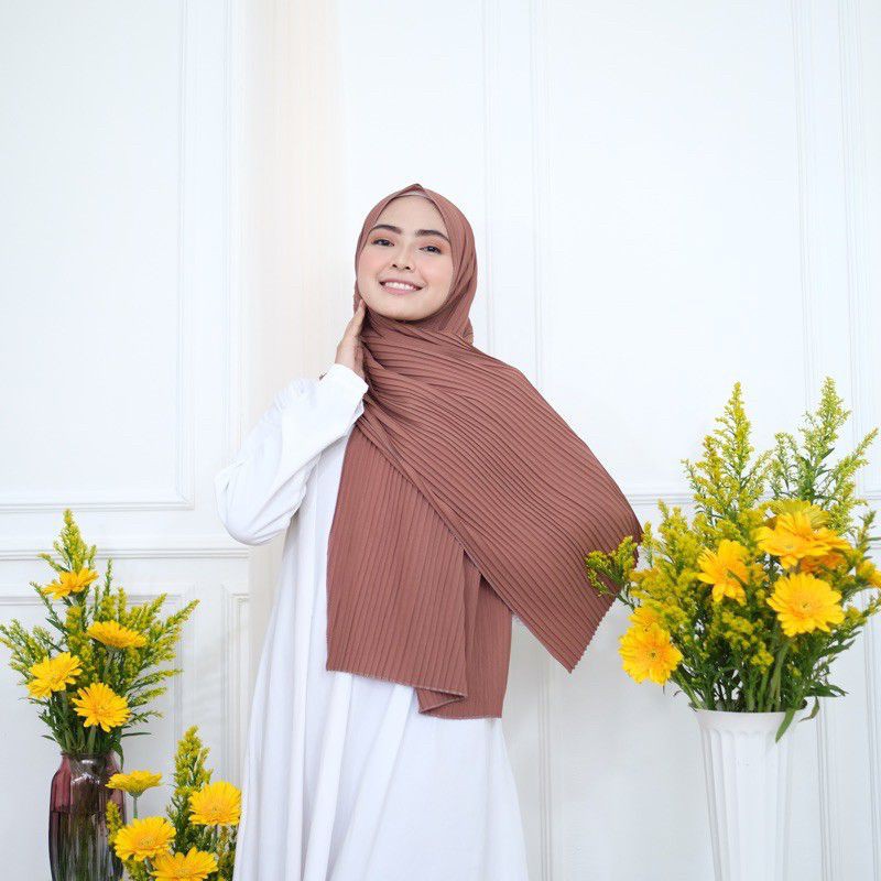 PASMINA PLISKET FULL / PASMINA PLISKET PREMIUM / PASMINA PLISKET / KERUDUNG PASMINA / KERUDUNG