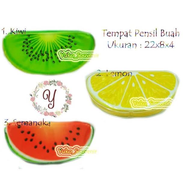 

Tempat Pensil/ Kotak Pensil Bentuk Buah Jeruk, Kiwi dan Semangka