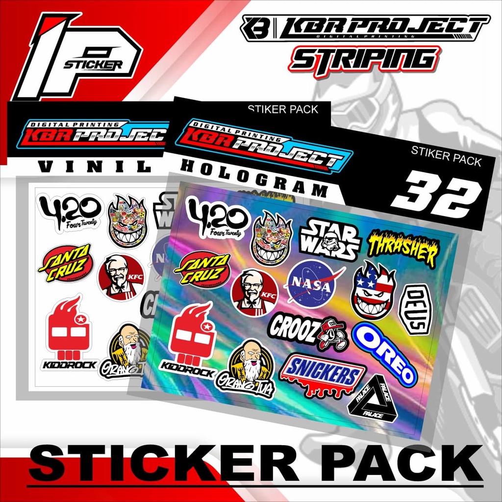 

Sticker Pack - Sticker Pack Variasi List Sticker Pack.32 Design IPING STICKER
