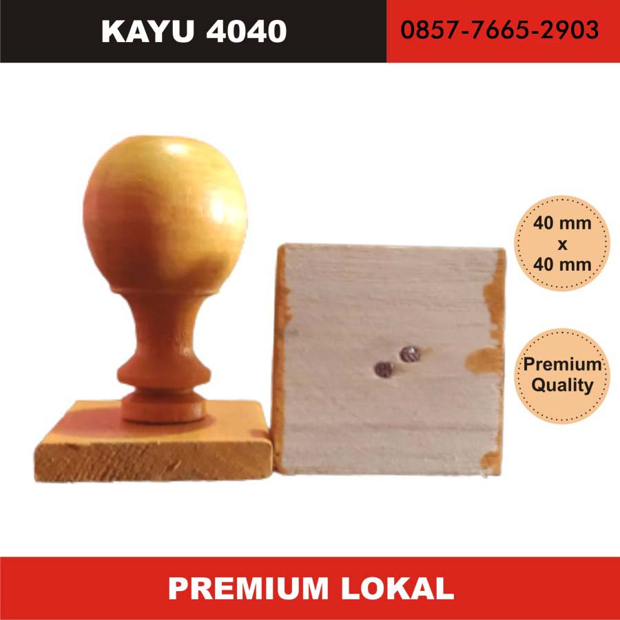 

Gagang Stempel Kayu 4040