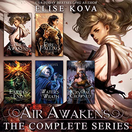 [ENGLISH] BUKU NOVEL AIR AWAKENS 6 SERIES - AIR AWAKENS - FIRE FALLING - EARTHS END - WATERS WRATH - CRYSTAL CROWNED - TALES FRONT - ELISE KOVA [ORIGINAL]