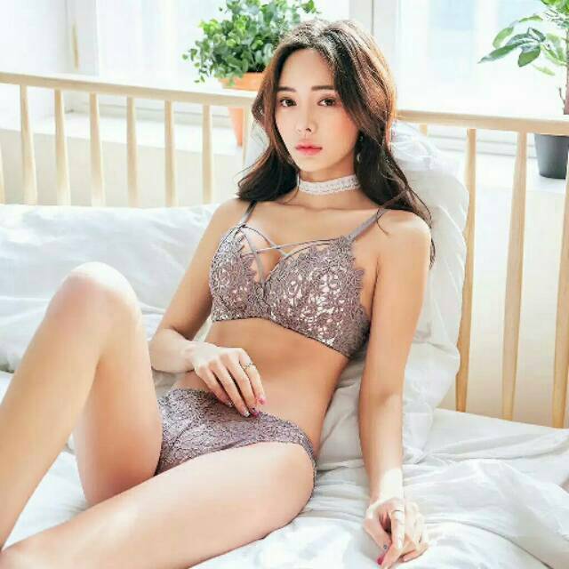 Bra Wanita Bra Set Push Up Bra Model Hollow Bahan Lace Renda Pakaian Dalam Wanita Bh Wanita Beha Wan