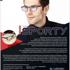KACAMATA PHOTOCROMIC ION PREMIER MODEL SPORTY RINGAN BERGAYA