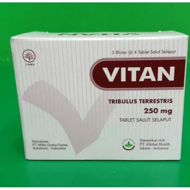 Vitan 250 Mg Tribulus Terrestris / Vitalitas Pria Dan Wanita Menopause _