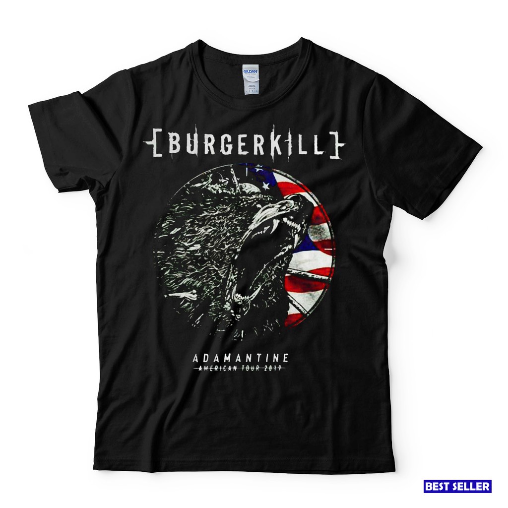 KAOS BURGERKILL Adamantine American tour 2019 kaos band kaos musik metal