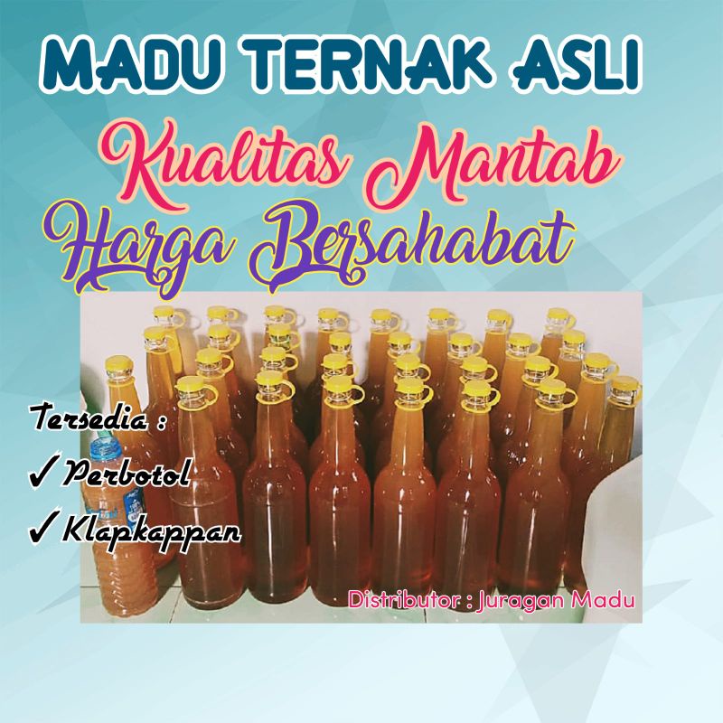 

Promo Madu Ternak Sakera Kemasan Botol Plastik