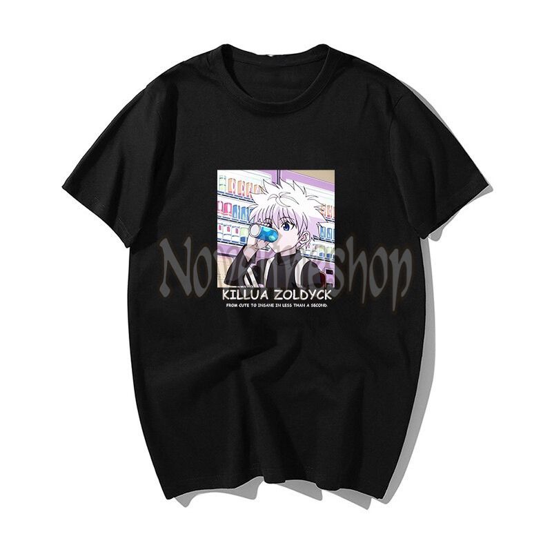 [COD] KAOS WIBU LOVERS TEES KAOS ANIME MANGA KILLUA HUNTER X HUNTER KILUA ZOLDYCK BAJU ANIME PRIA / 