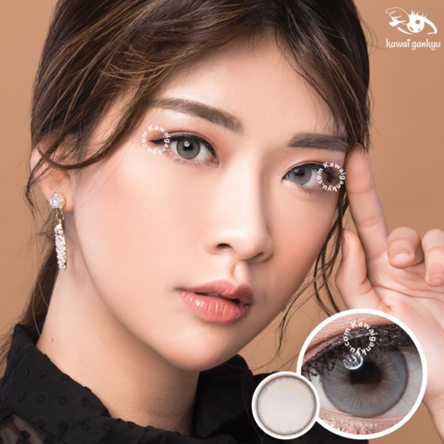 KawaiGankyu Softlens - Princess seattle cool gray (1botol)