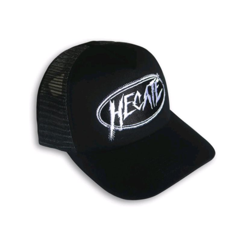 Trucker Hat Black   by Hecates official