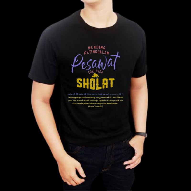 Kaos Custome Islami bahan premium cotton combed 30s cilegon