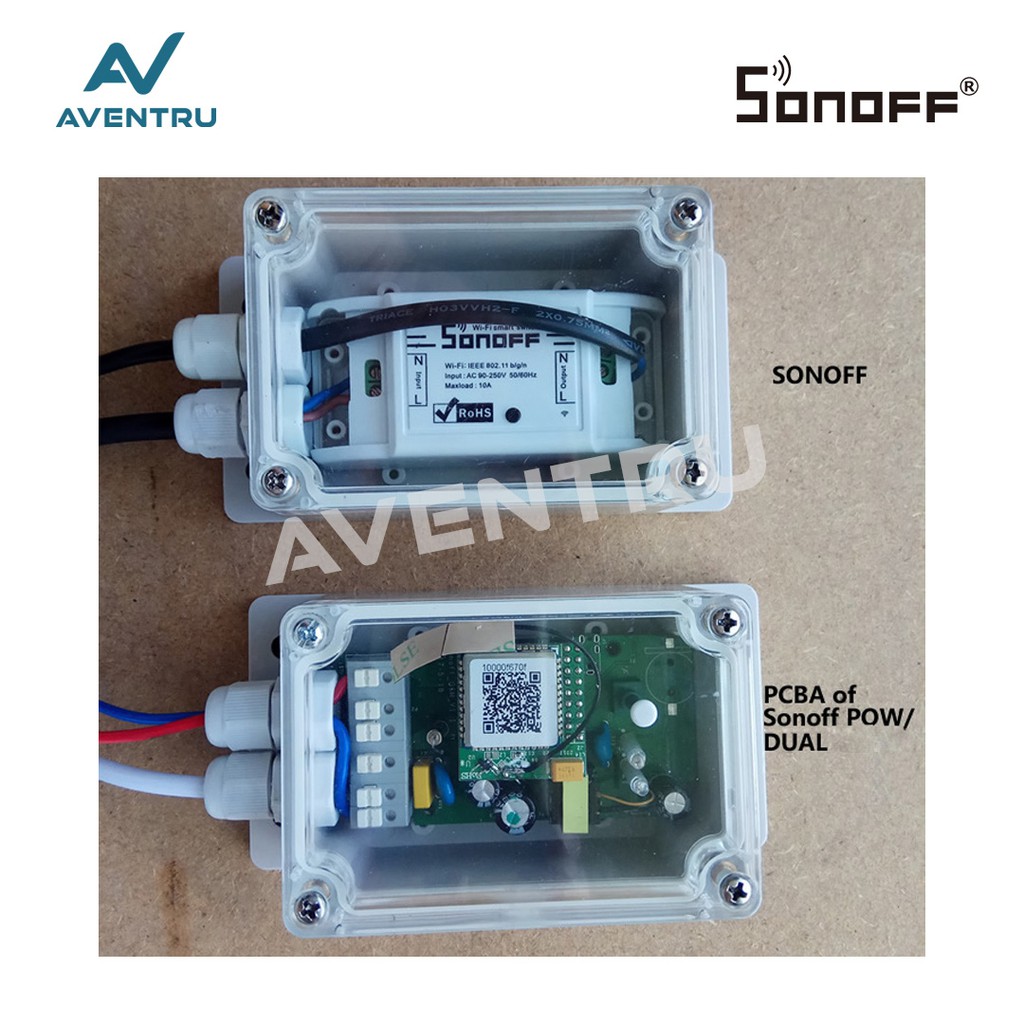 Sonoff Waterproof Box Case IP66 Anti Air untuk Basic RF TH10 TH16 POW